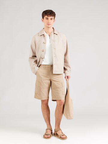 JACK & JONES tavaline Klapptaskutega püksid 'JWHZEUS', värv pruun