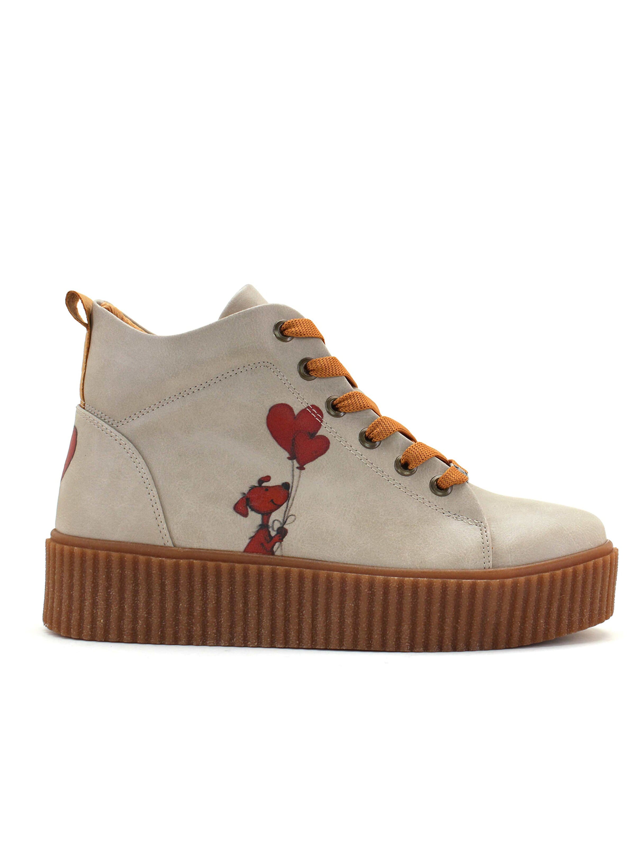 Bottines Goby en beige : devant