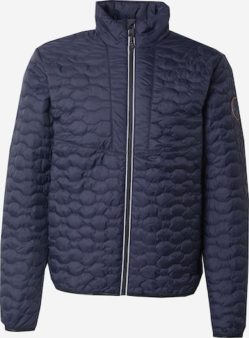 NAPAPIJRI - Casaco meia-estação 'A-SARINE' em azul: frente