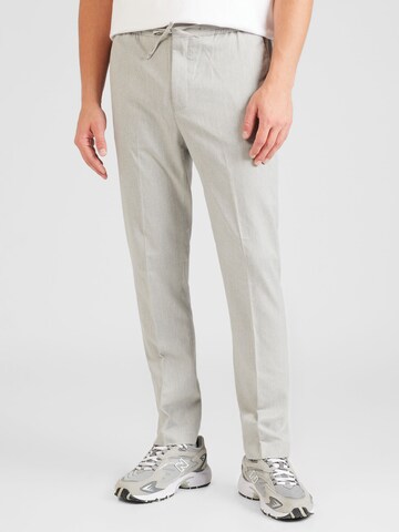 TOPMAN Regular Broek in Grijs: voorkant