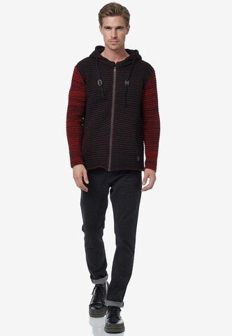 Rusty Neal Knit Cardigan in Black