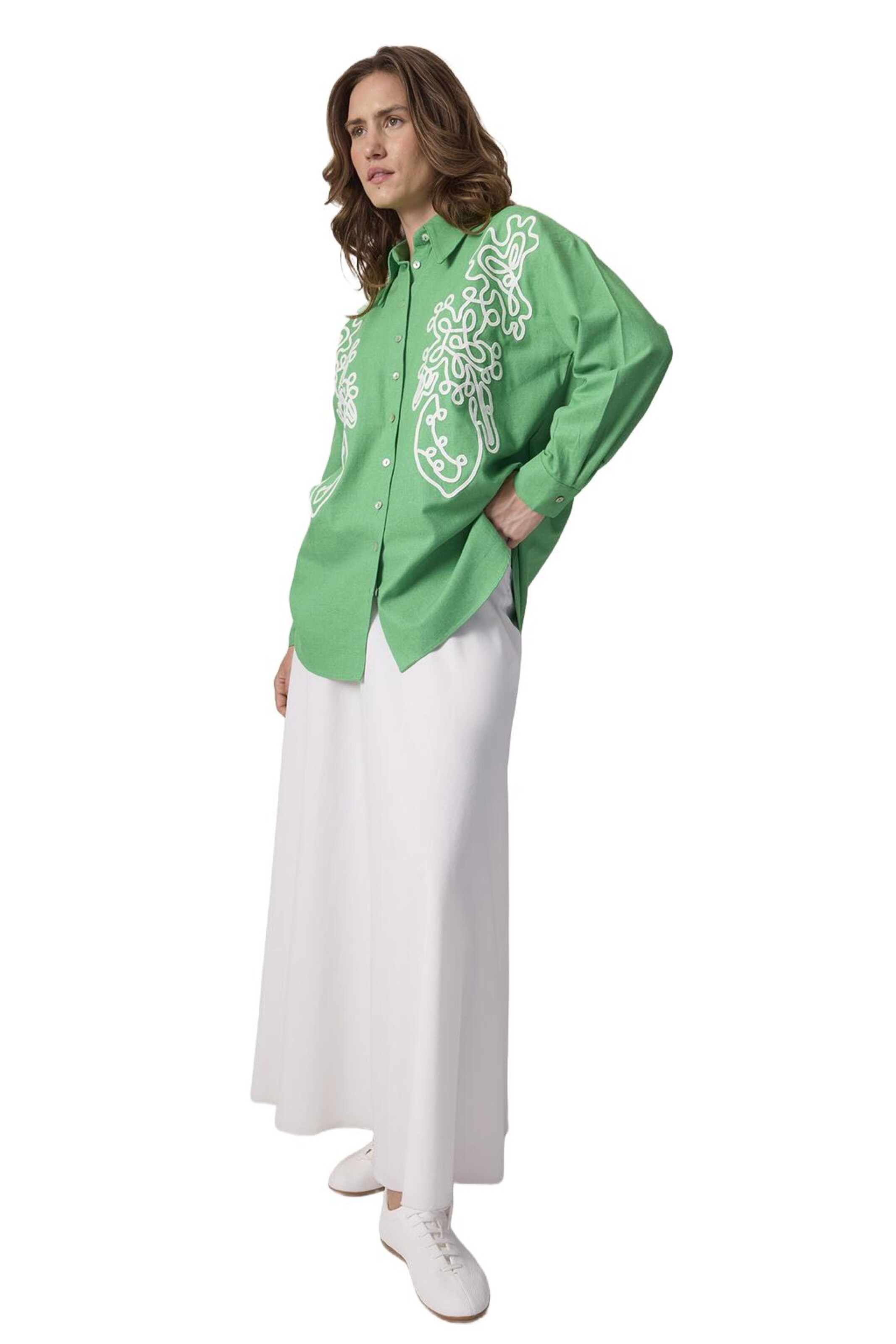 Touche Prive Shirt in Grün