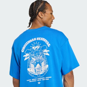 ADIDAS ORIGINALS Shirt 'Music Fests' in Blauw