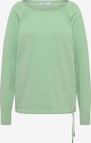 CECIL Sweater in Green: front