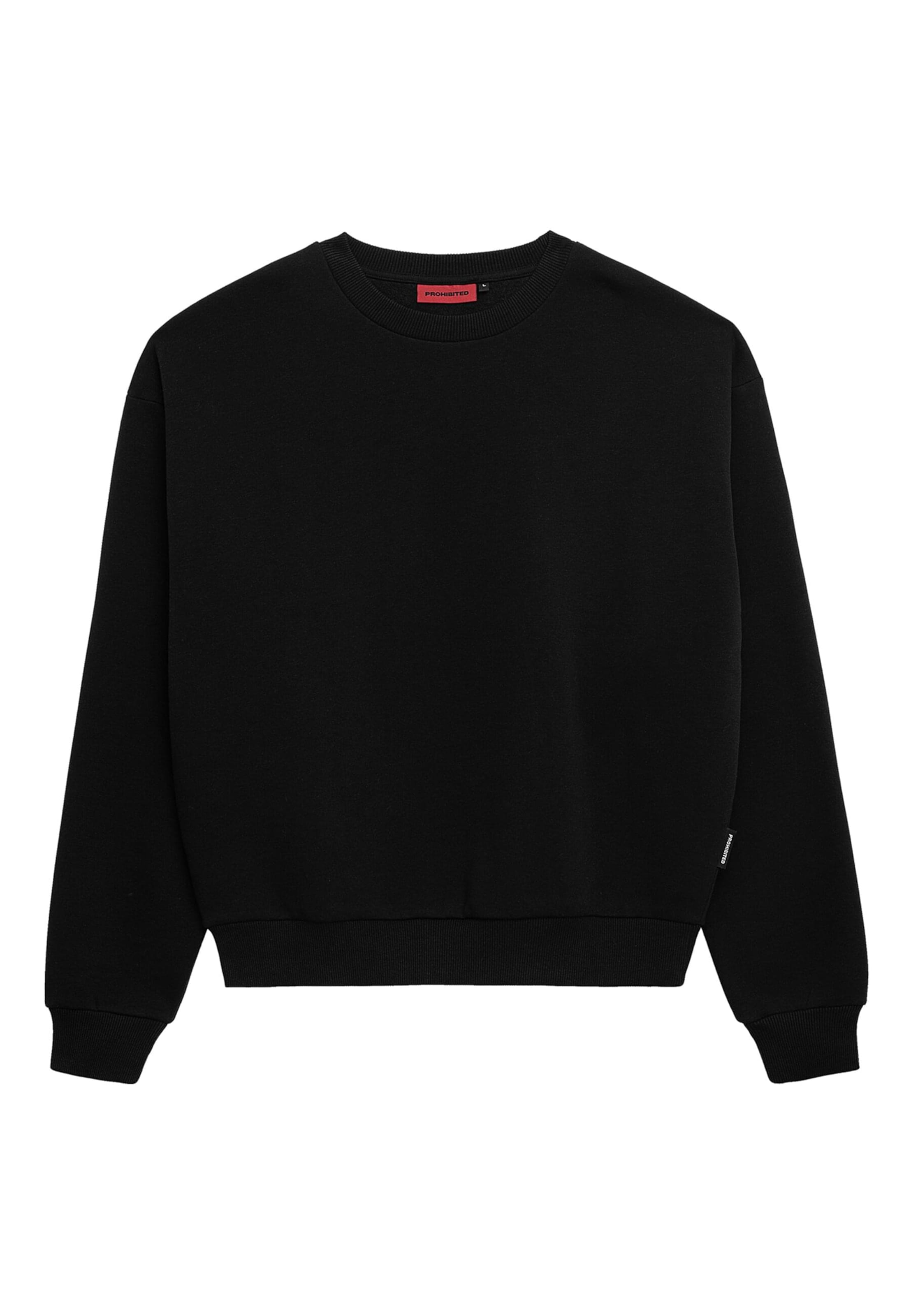 Prohibited Sweatshirt in Black: front