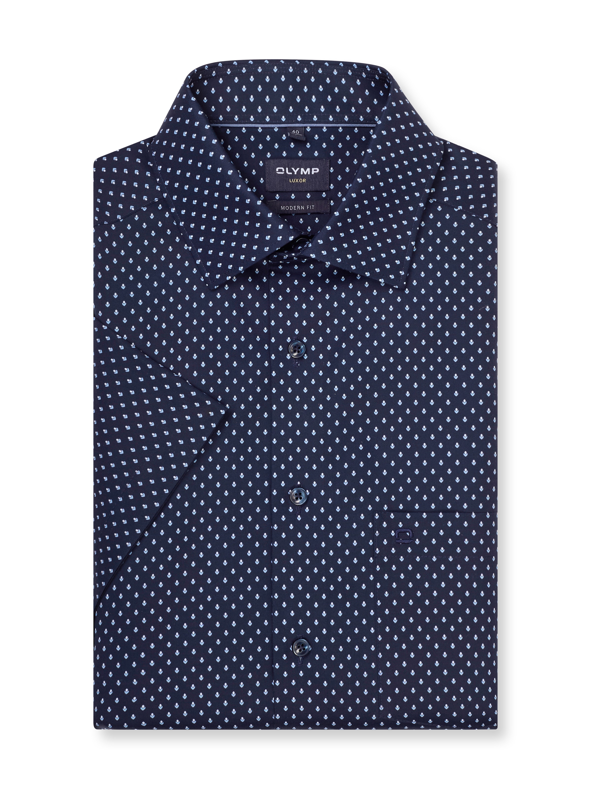 OLYMP Regular Fit Hemd in Blau