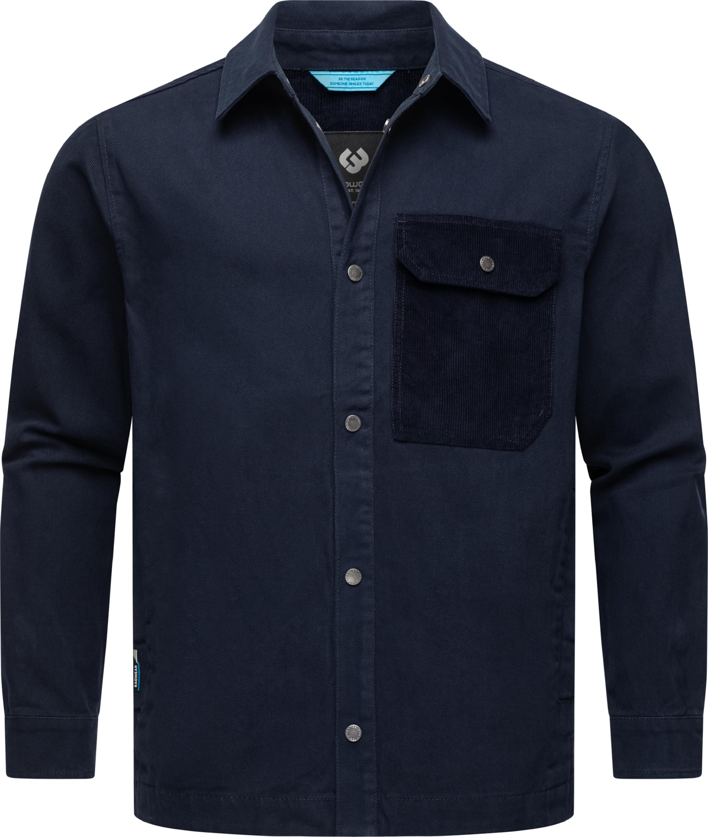 Ragwear Демисезонная куртка 'Garwend' в Синий: спереди