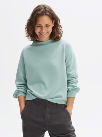 OPUSSweater majica - zelena boja: prednji dio