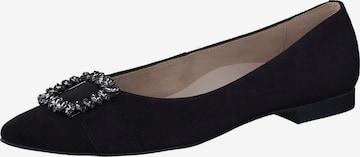 Paul Green Ballet Flats in Black: front