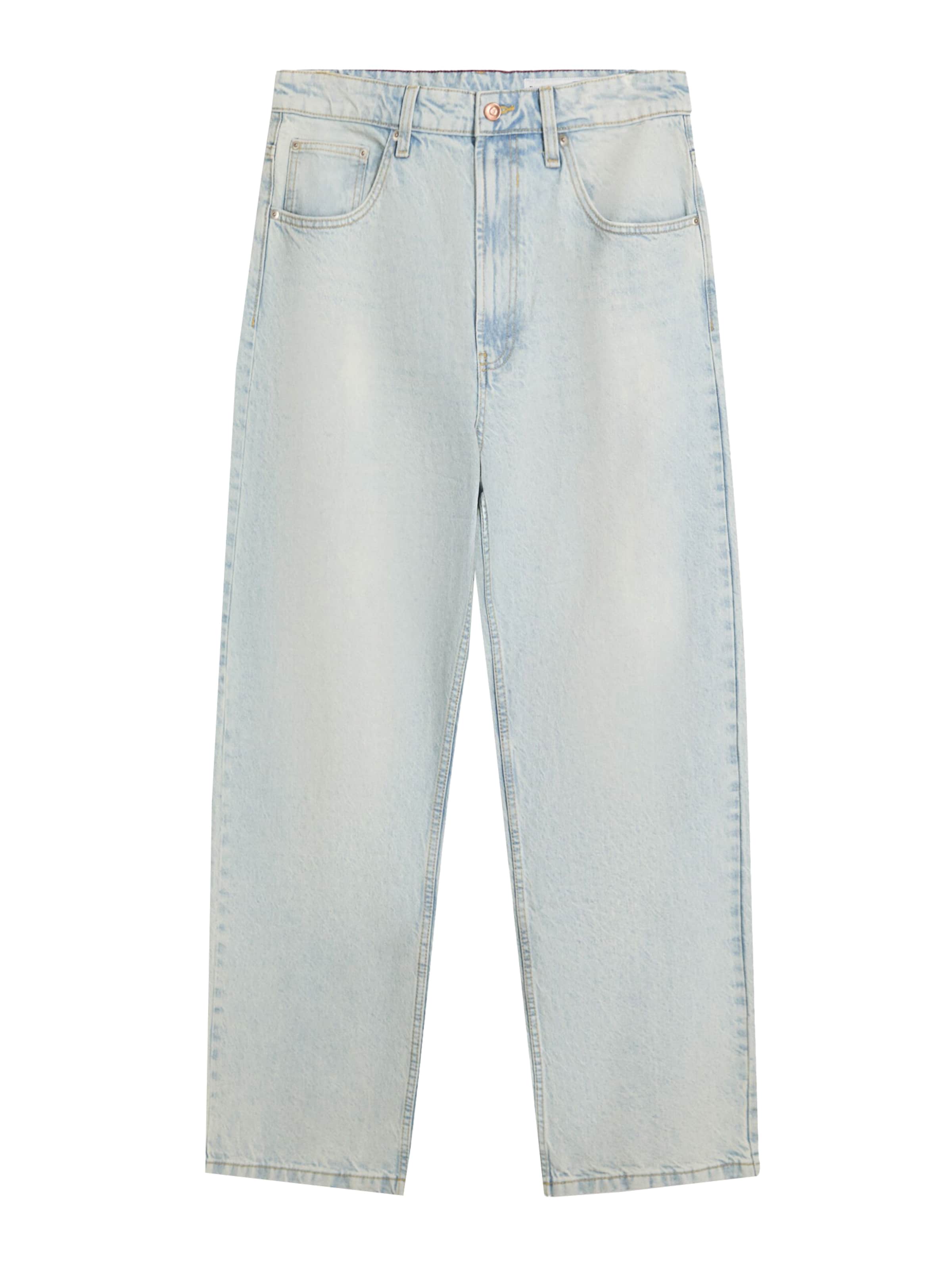 Bershka Baggy Jeans in Blau: Vorderseite