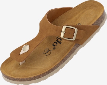 Tongs Palado en marron : devant