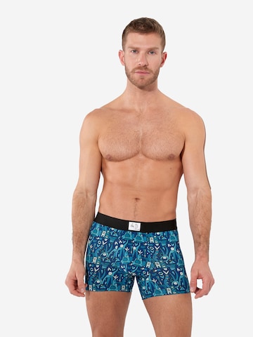 HOM Boxer shorts ' Voyages Boxer Briefs ' in Blue: front