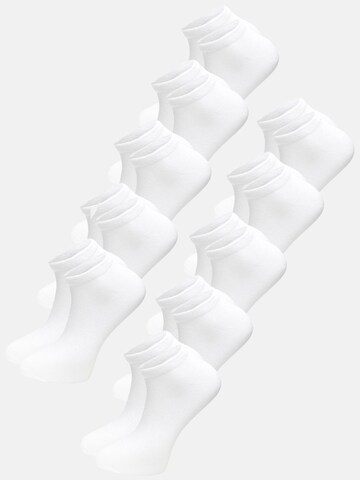 Tazzio Socken 'A906' in Weiß: Vorderseite