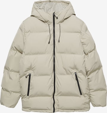 Pull&BearZimska jakna - siva boja: prednji dio