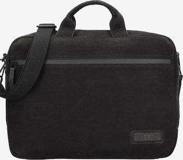 JOST Document Bag in Black: front