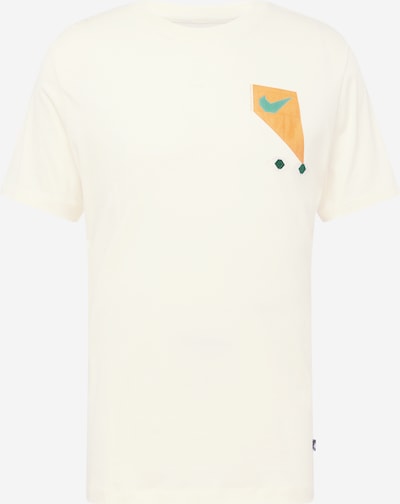 Nike Sportswear Тениска в цвят "пясък" / лимоненожълто / тъмнозелено / бяло, Преглед на продукта