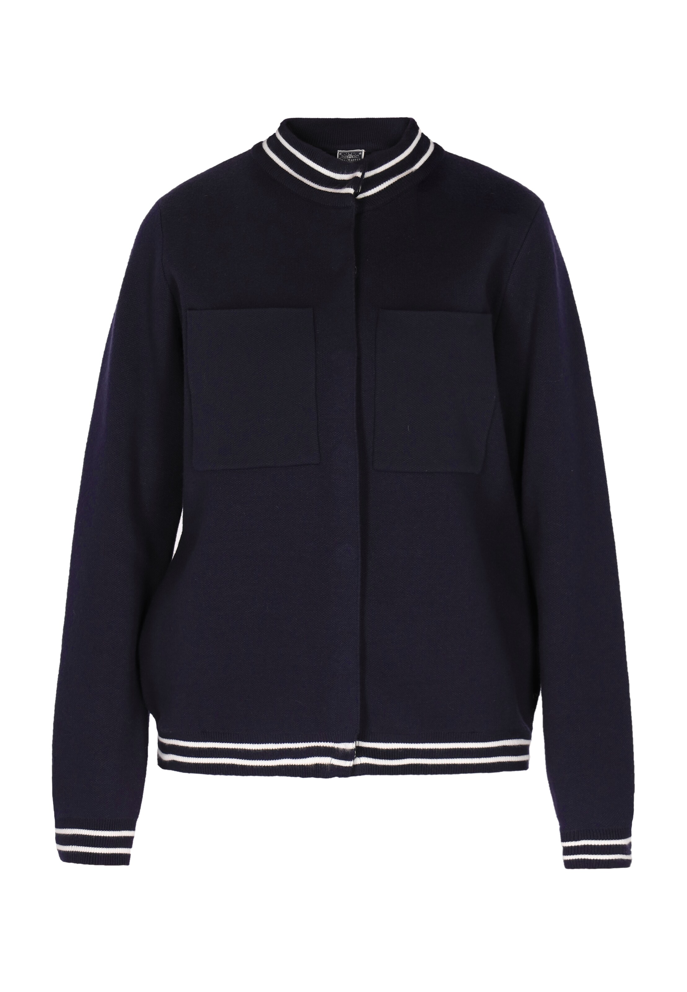 DreiMaster Maritim Strickjacke in Blau: Vorderseite