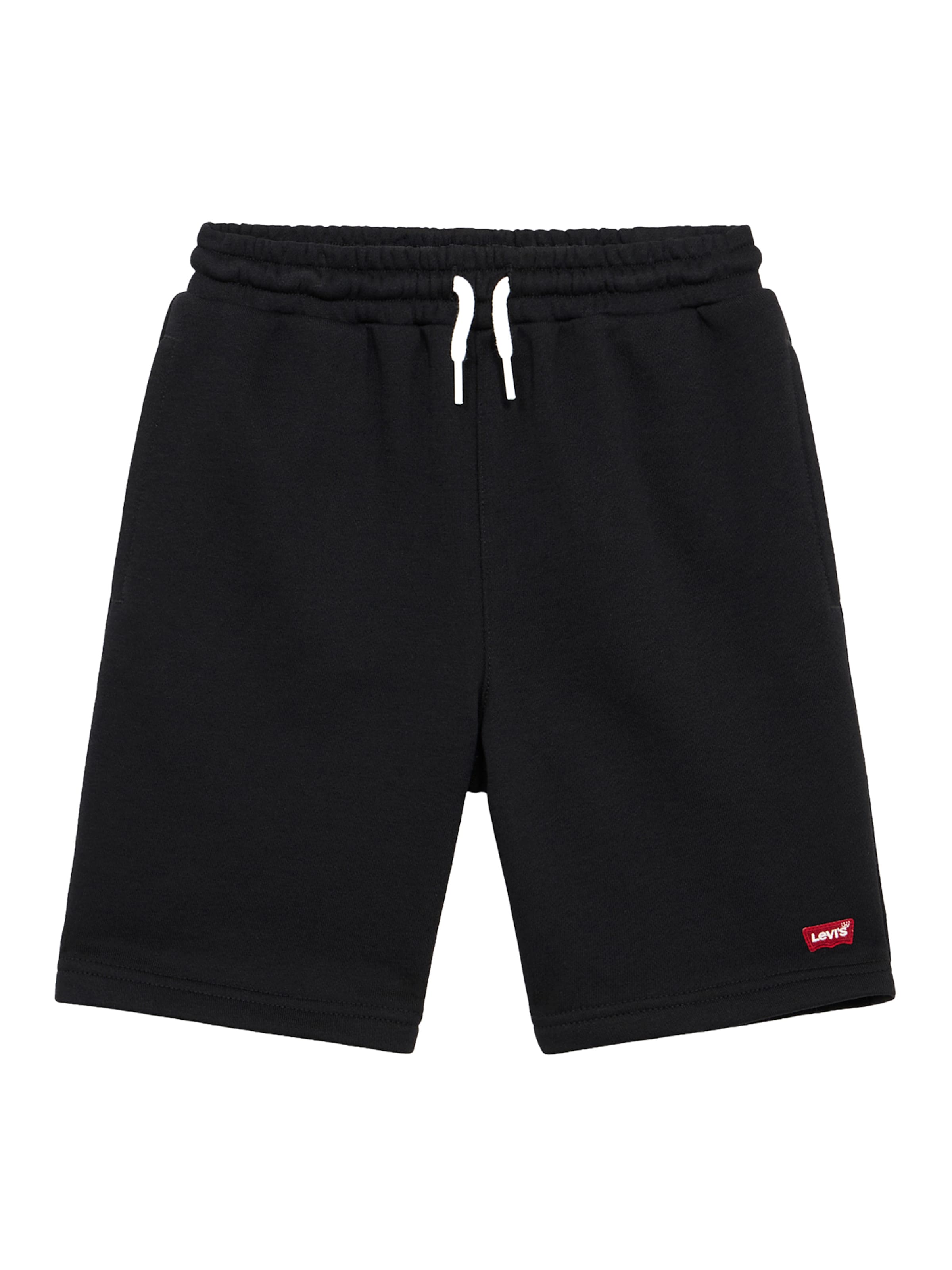 Pantaloni de la Levi's Kids pe negru: față