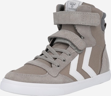 Hummel - Zapatillas deportivas en gris: frente