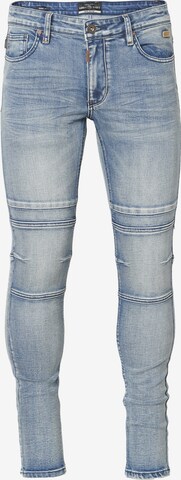 KOROSHI Skinny Jeans in Blauw: voorkant