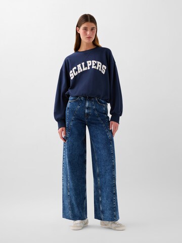 Scalpers Sweatshirt ' ' in Blue: front