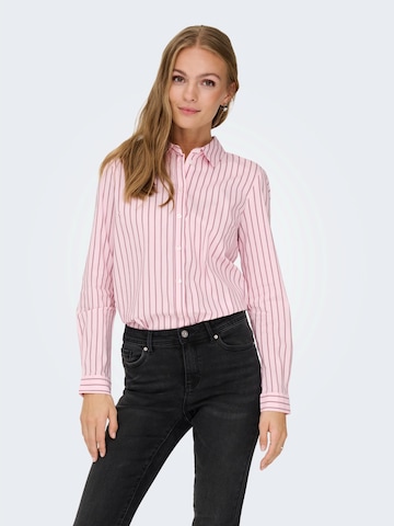 JDY Blouse 'JDYMio' in Lila: voorkant