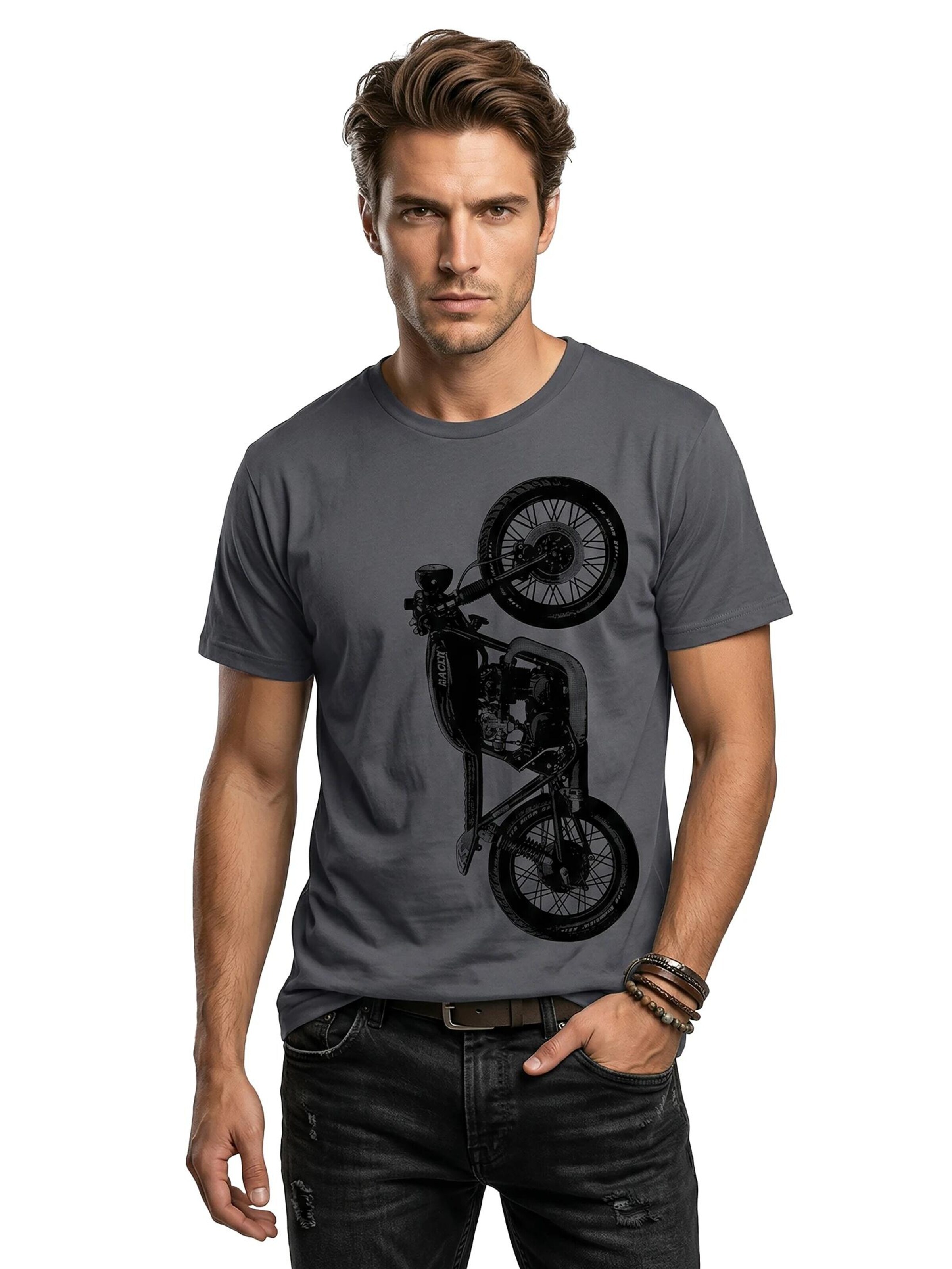 MAKAYA Shirt 'Big-CB' in Blue