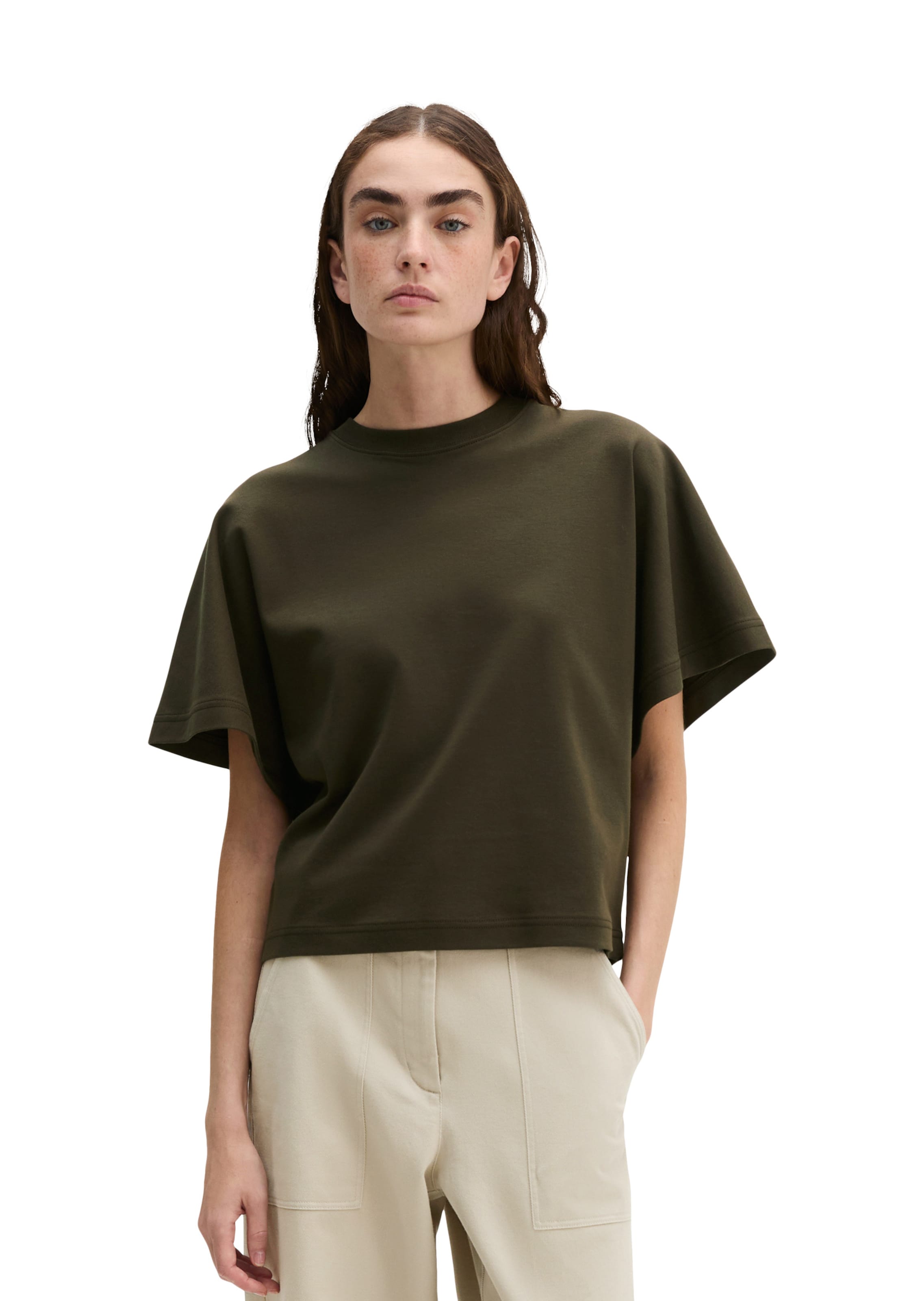 Marc O'Polo Shirt in Brown: front