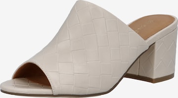 Bianco Mules 'Cate' in White: front