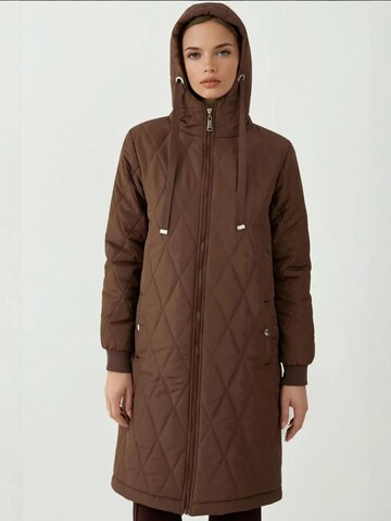 Bigdart Wintermantel in Bruin: voorkant