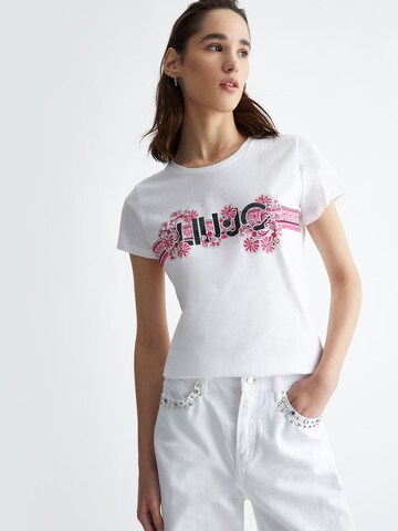 T-shirt Liu Jo en blanc : devant