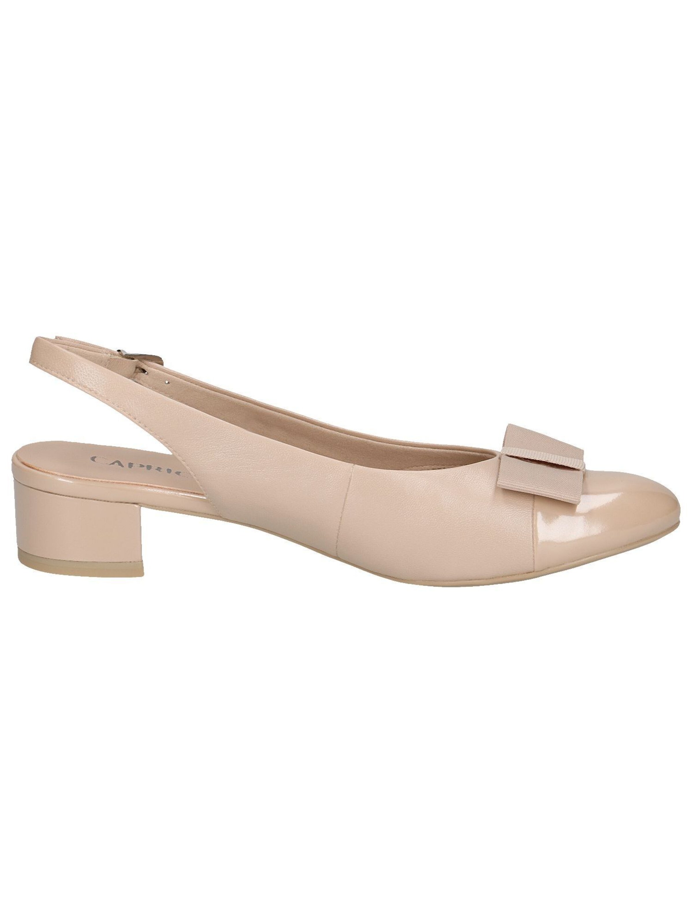 Décolleté sling di CAPRICE in beige