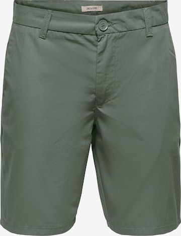 Only & Sons Nadrág 'ONSKAL' - zöld: elől