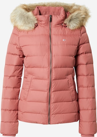 Giacca invernale di Tommy Jeans in rosa: frontale