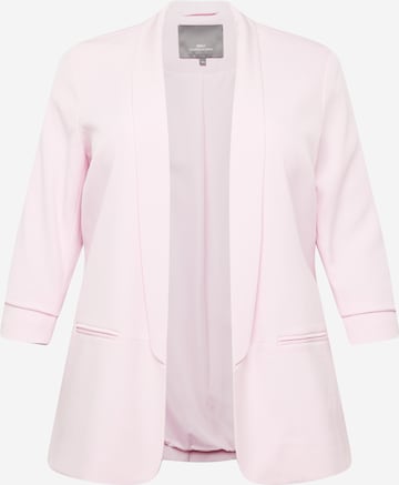 Blazer 'ELLY' di ONLY Carmakoma in rosa: frontale
