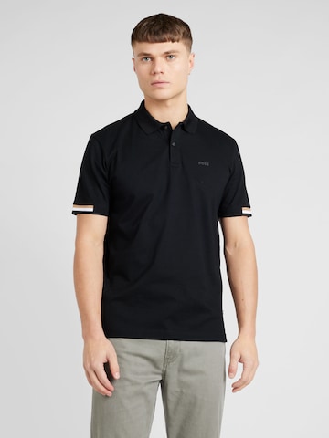 BOSS Black T-shirt 'Parlay 147' i svart: framsida