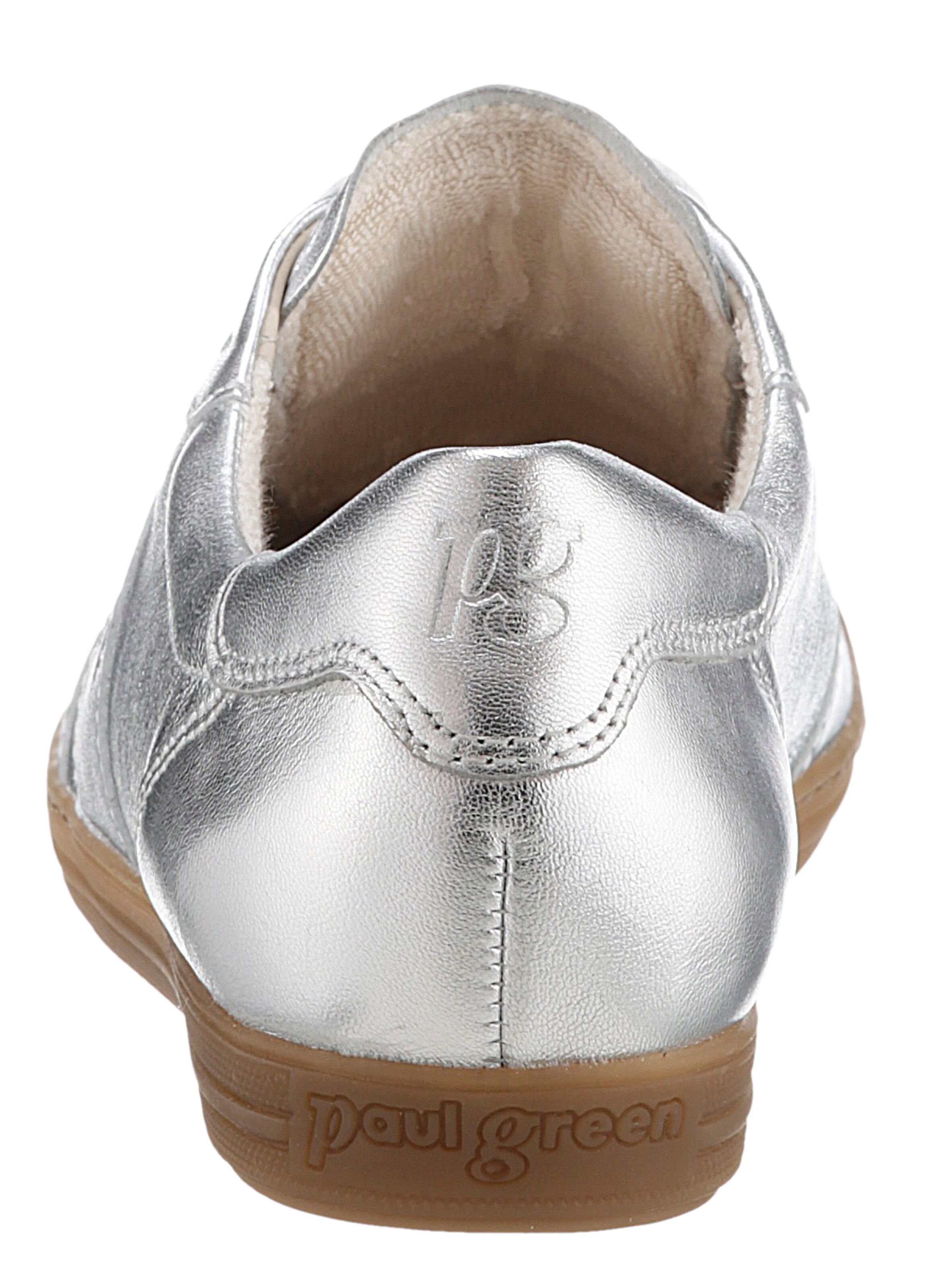 Baskets basses Paul Green en argent