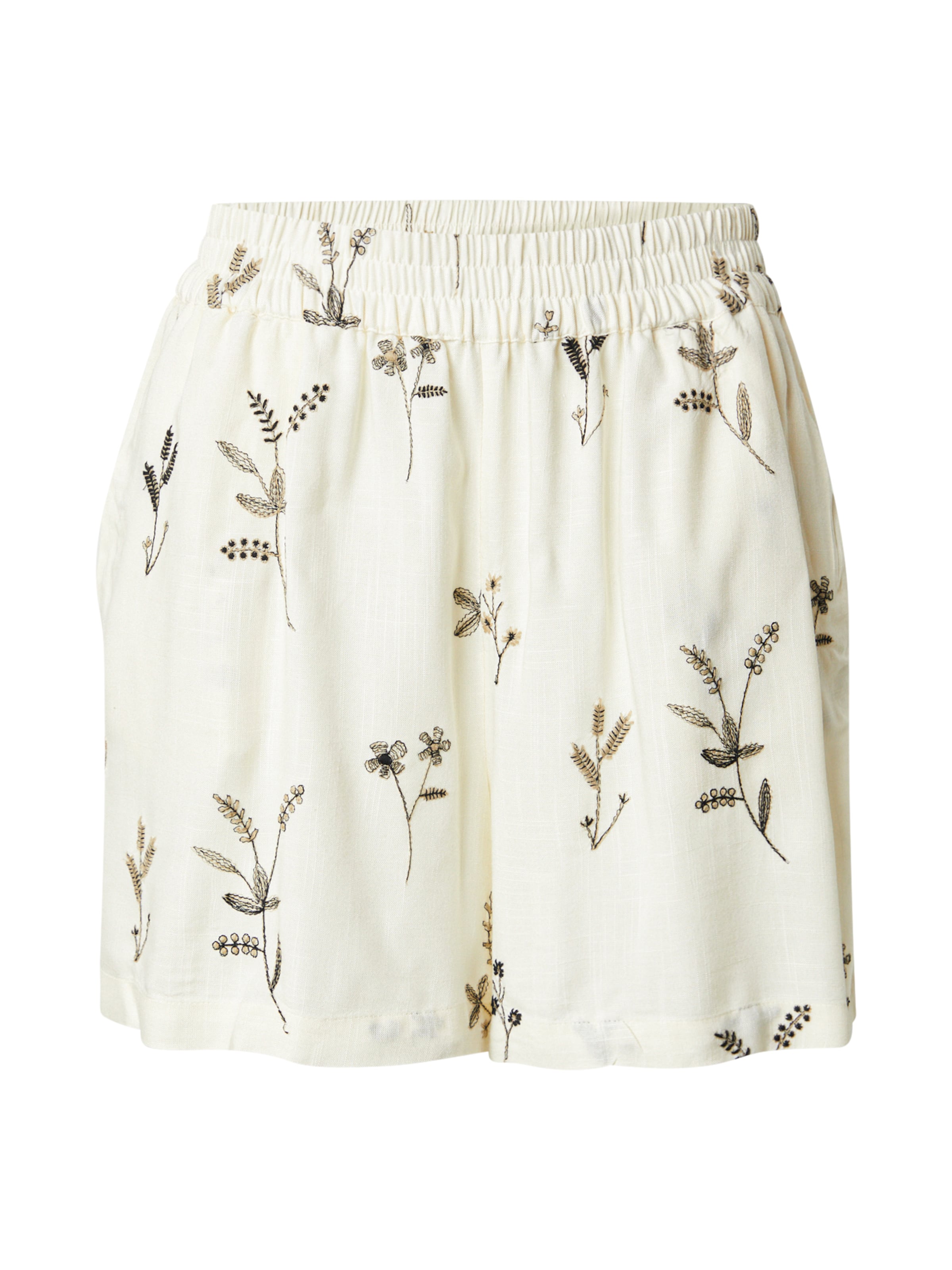 VILA Regularen Hlače 'VIWILLIS' | bež barva: sprednja stran