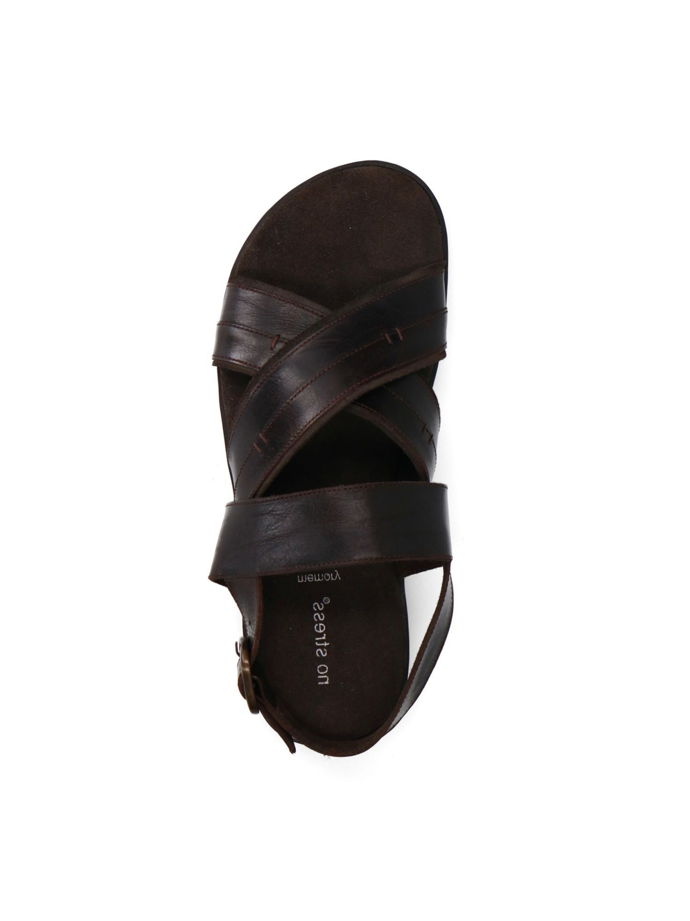 Sandales no stress en marron