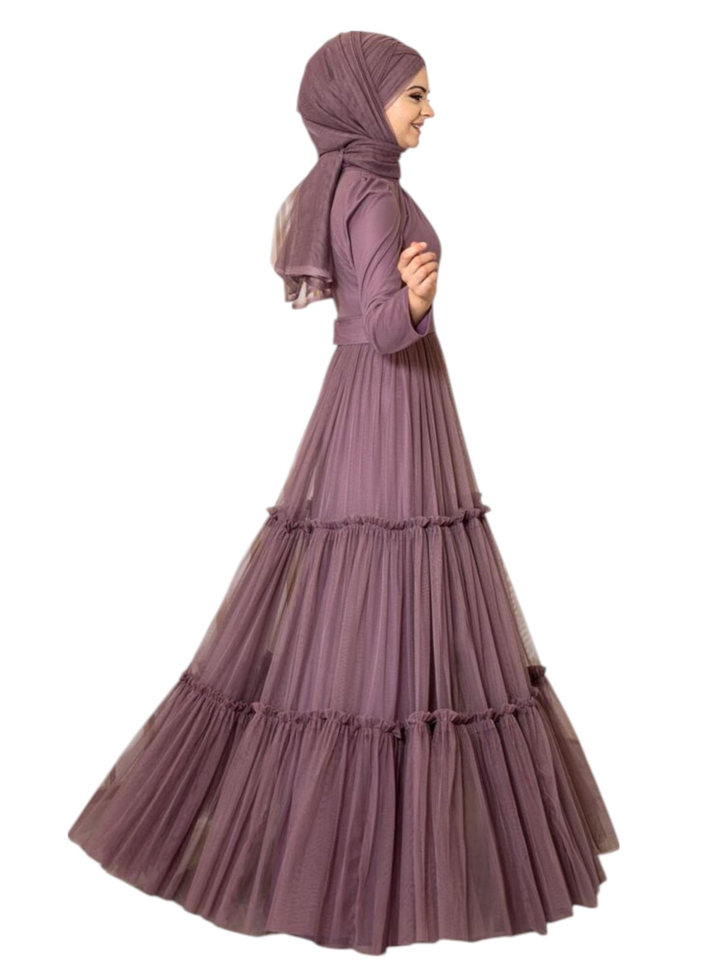 fashionshowcase Evening Dress 'LAYLA' in Purple