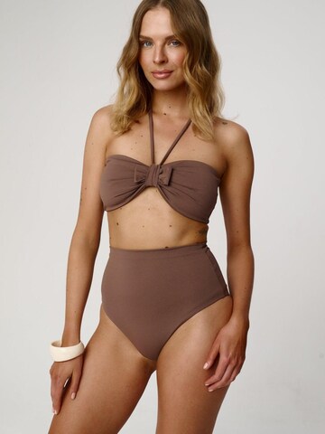 Saintby Anna Baj - Braga de bikini 'High-Waist Bikinihose' en marrón