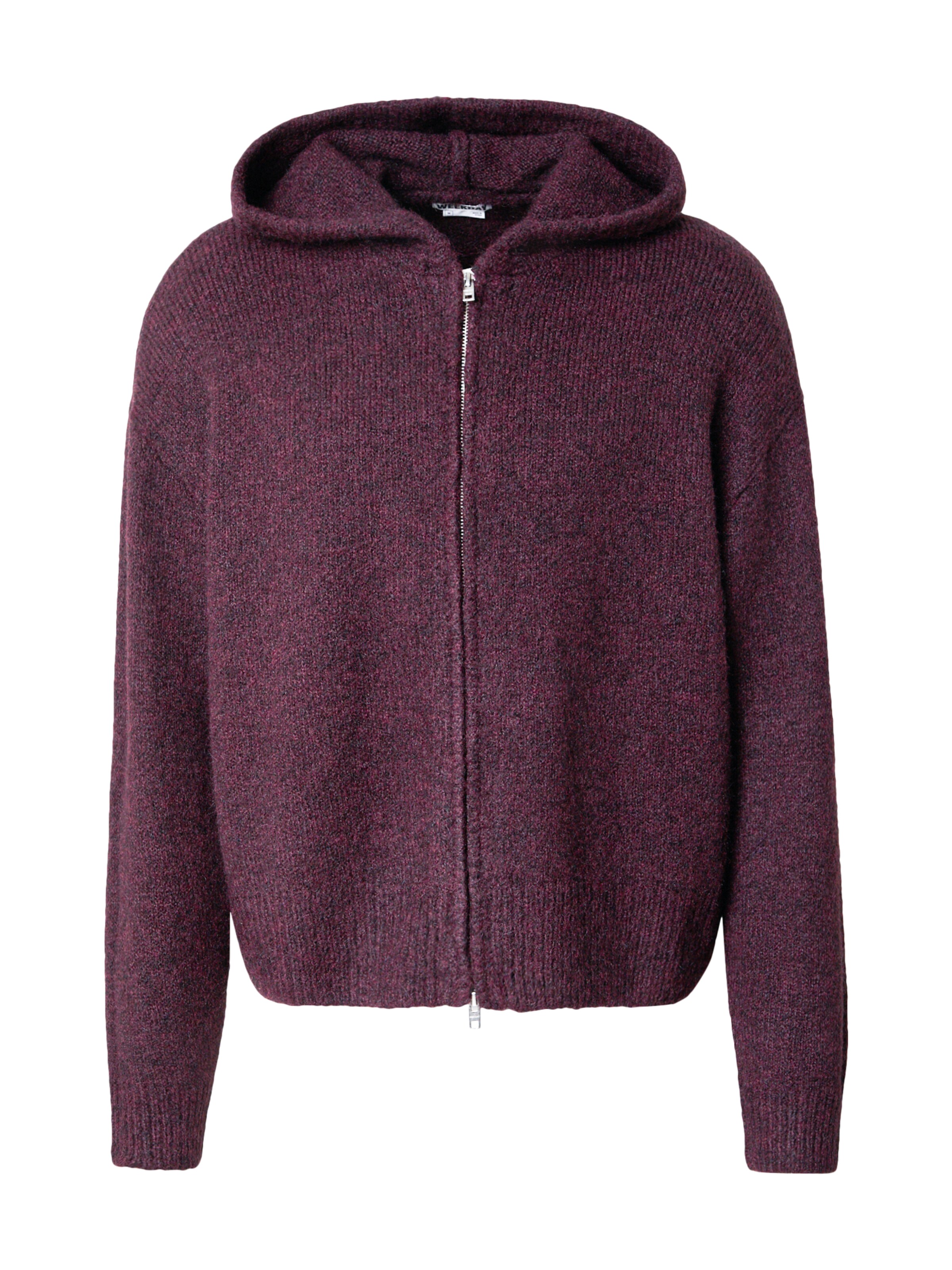 WEEKDAY Вязаная кофта в Красный: спереди