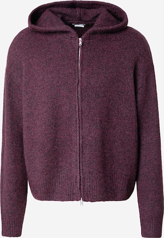 WEEKDAY Neuletakki värissä punainen: etupuoli