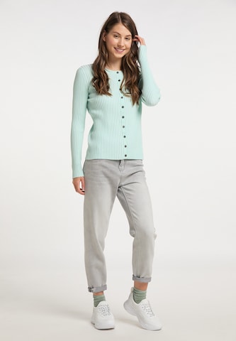 Mo ESSENTIALS Gebreid vest in Blauw