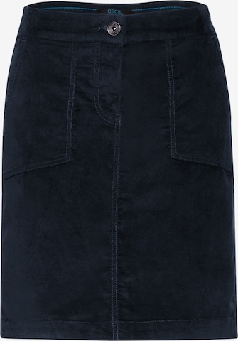 CECIL Skirt in Blue: front