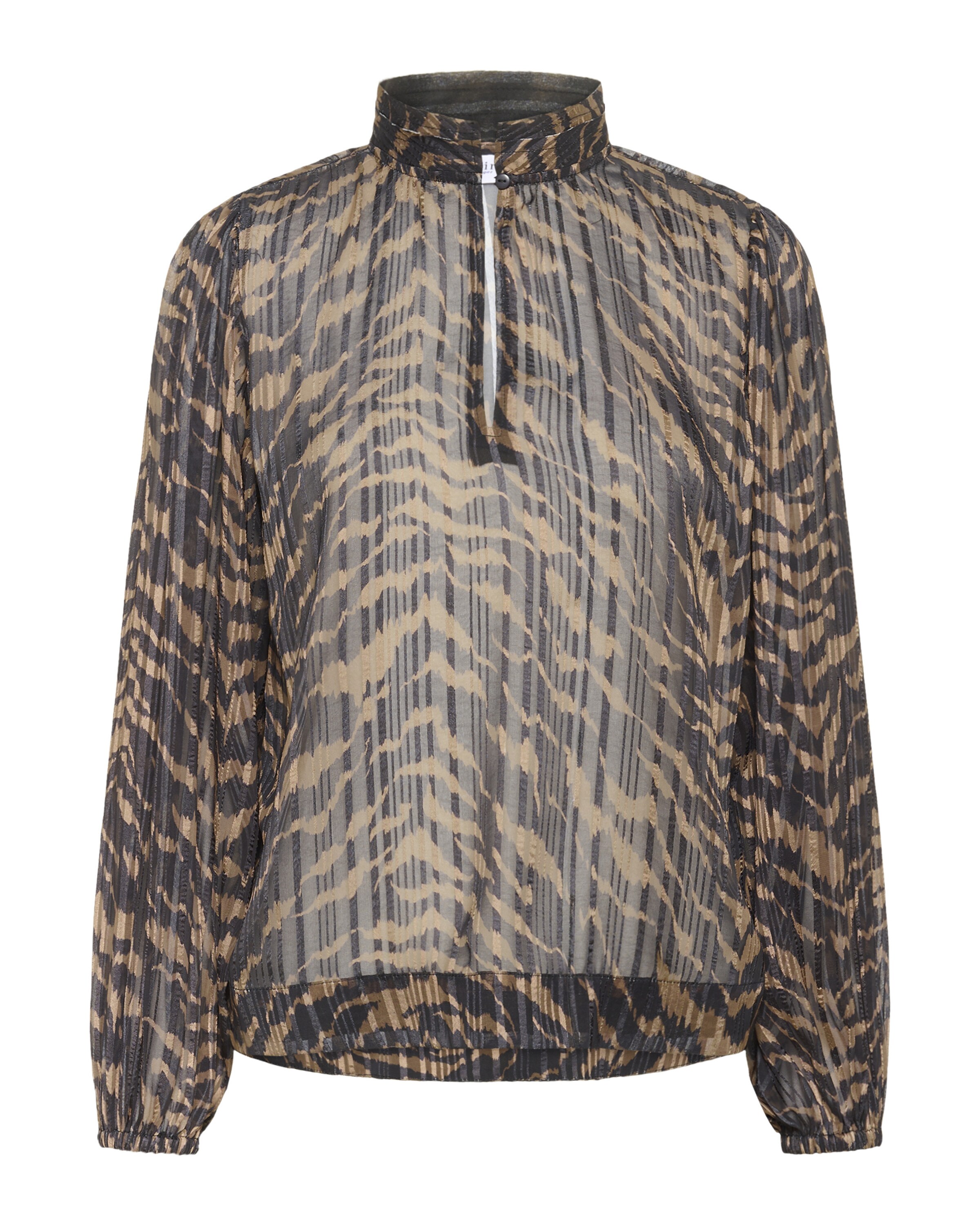 SAINT TROPEZ Bluse 'SZNesta' i sort: forside