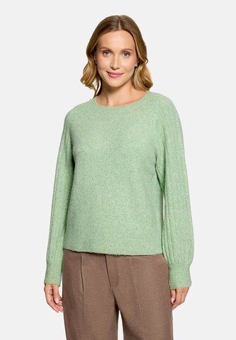 Pull-over Cartoon en vert : devant