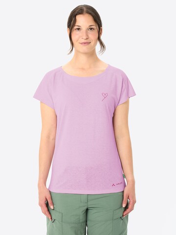 VAUDE Performance shirt 'Neyland' in Pink: front