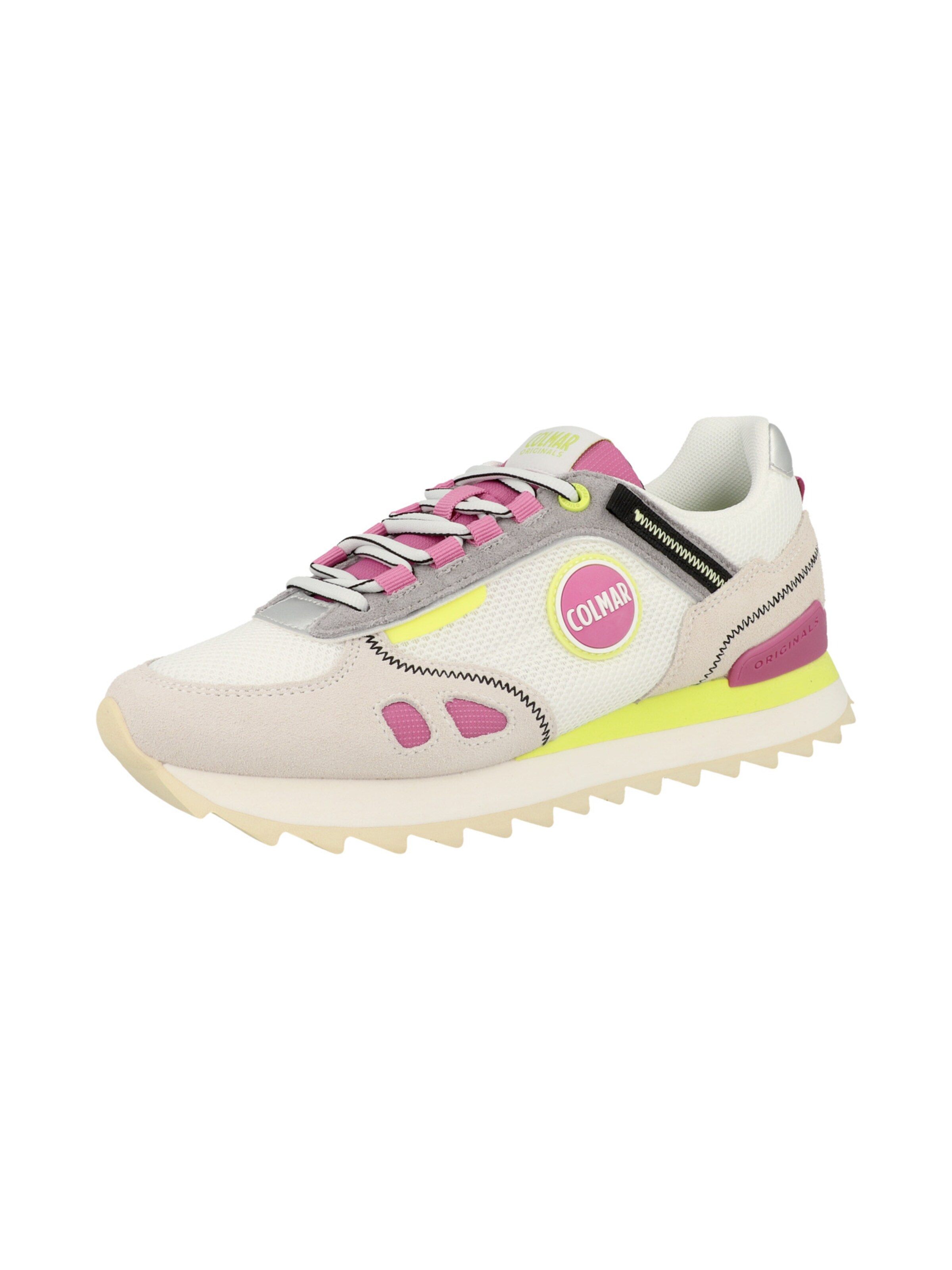 Colmar Platform trainers ' Travis Sport Crisp ' in White: front
