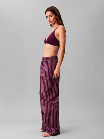 purpurinė Calvin Klein Underwear Pižaminės kelnės